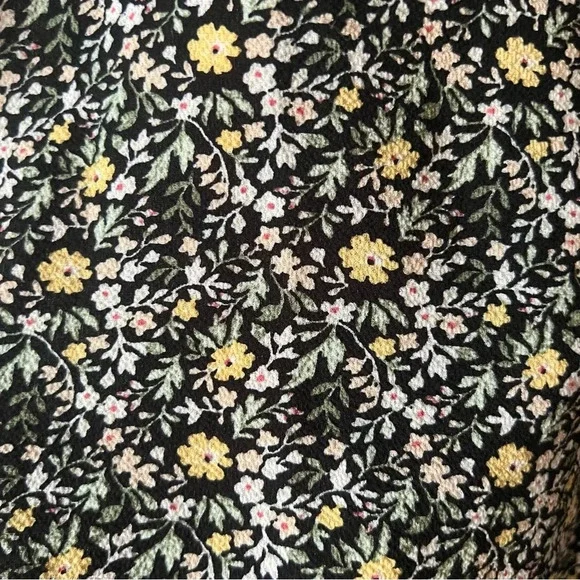 Max Studio Asymmetrical Skirt Ditsy Floral Print Size Large - Picture 9 of 9